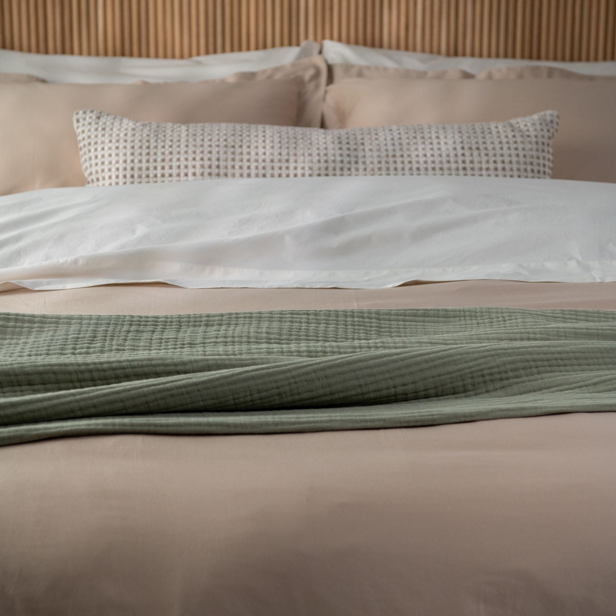 Organic Cotton Sateen Duvet Cover & Shams