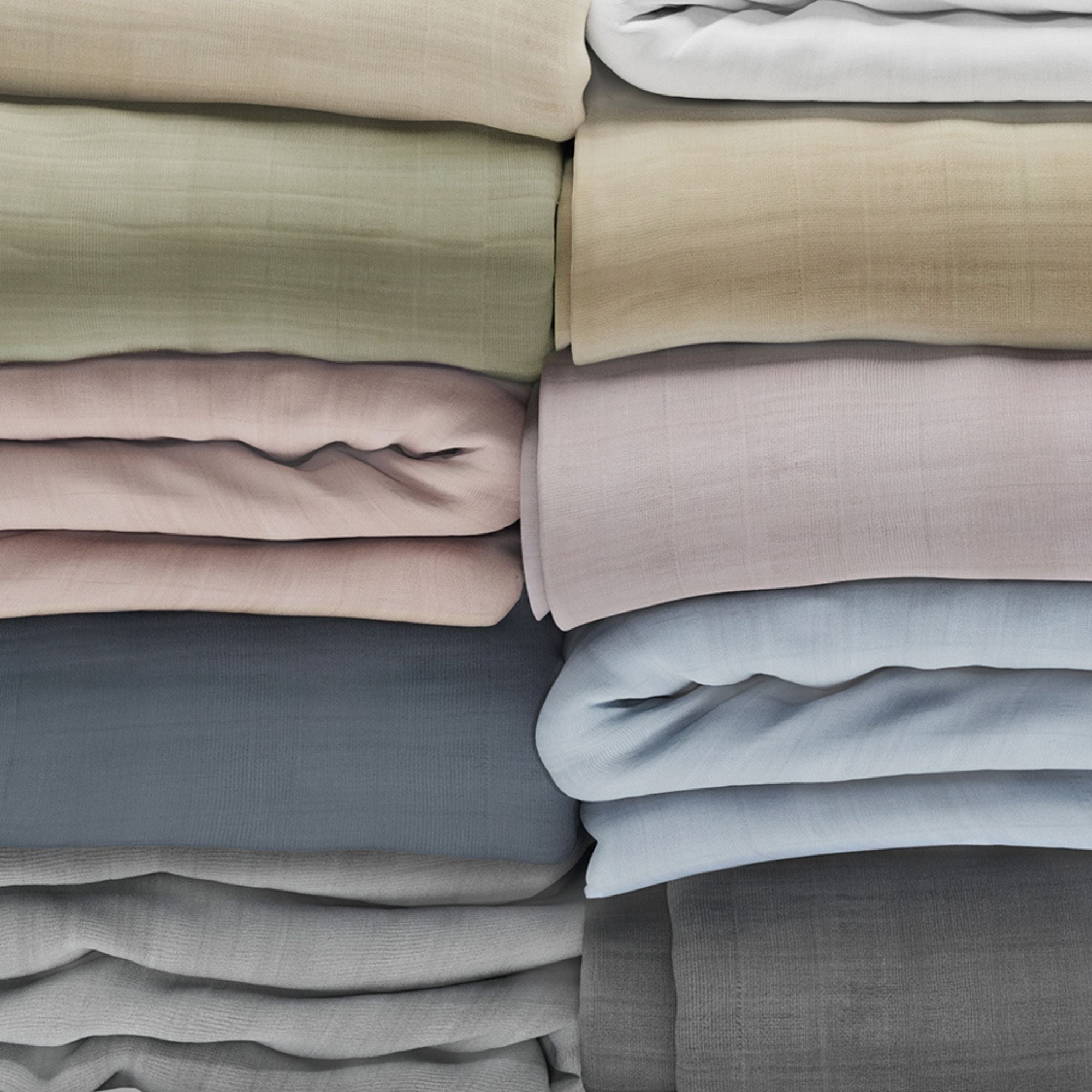 Breathable Organic Cotton Muslin Crib Sheets