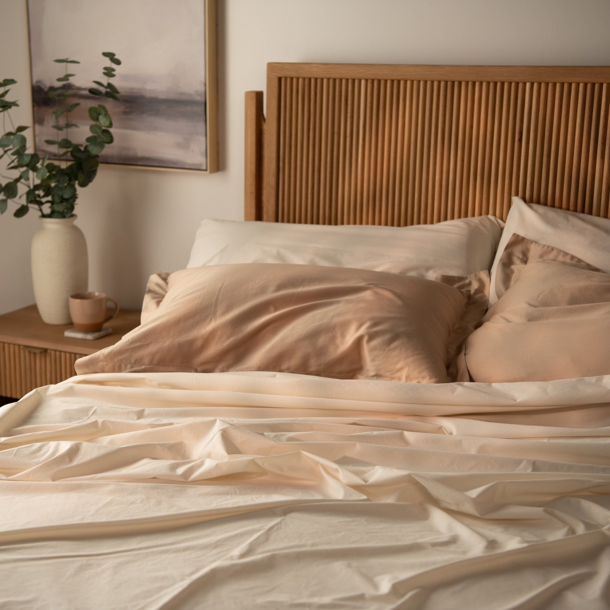 Organic Cotton Sateen Sheets & Pillowcases