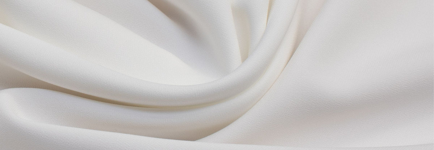white rayon fabric