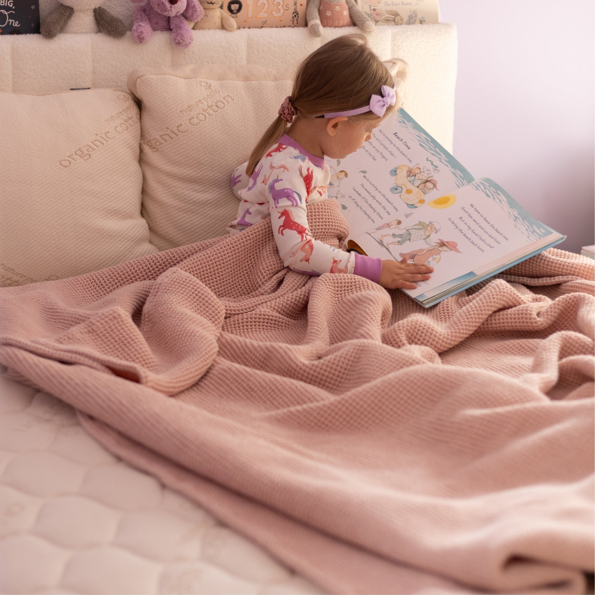 Organic Cotton Waffle Blanket