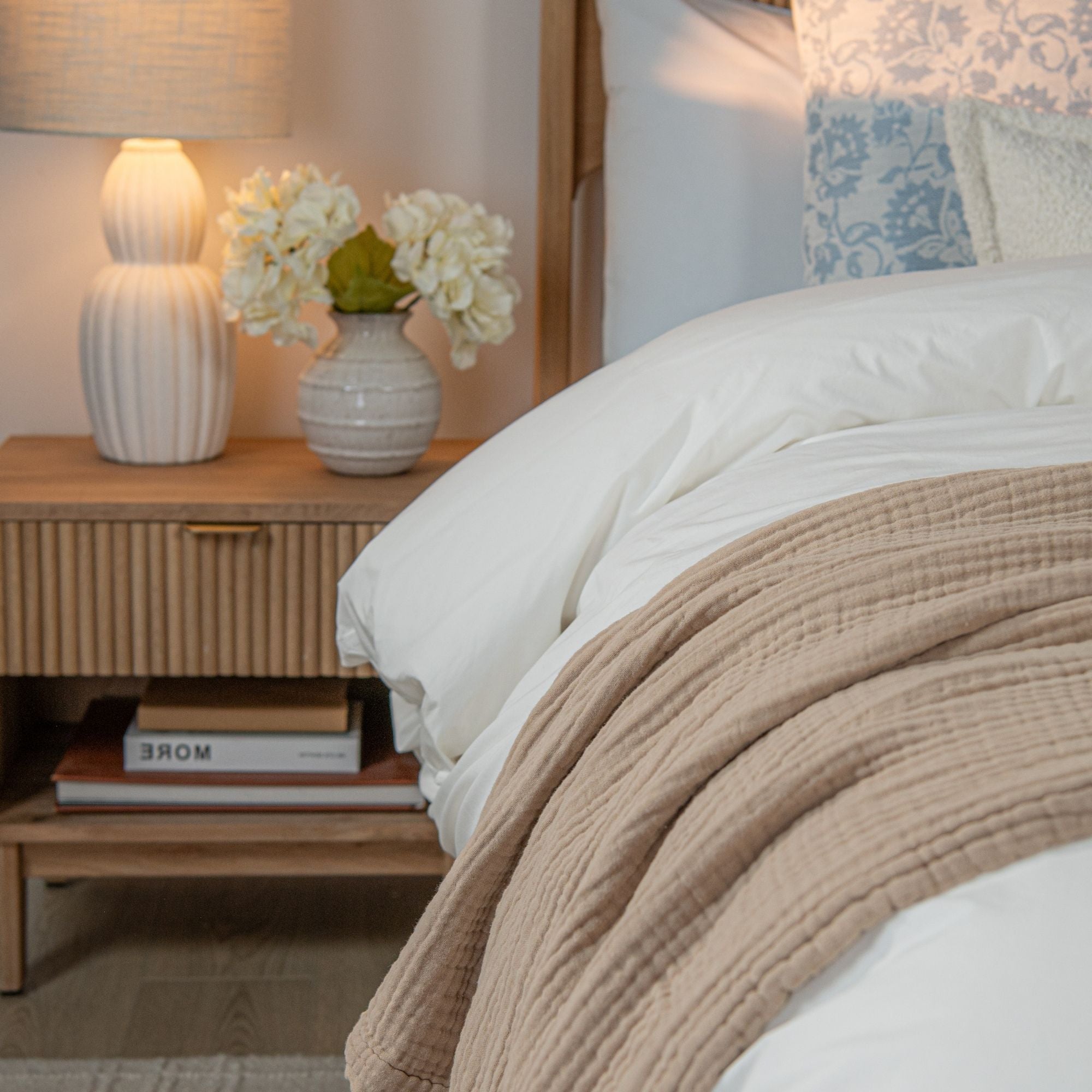 Organic Cotton Percale Duvet Cover & Shams