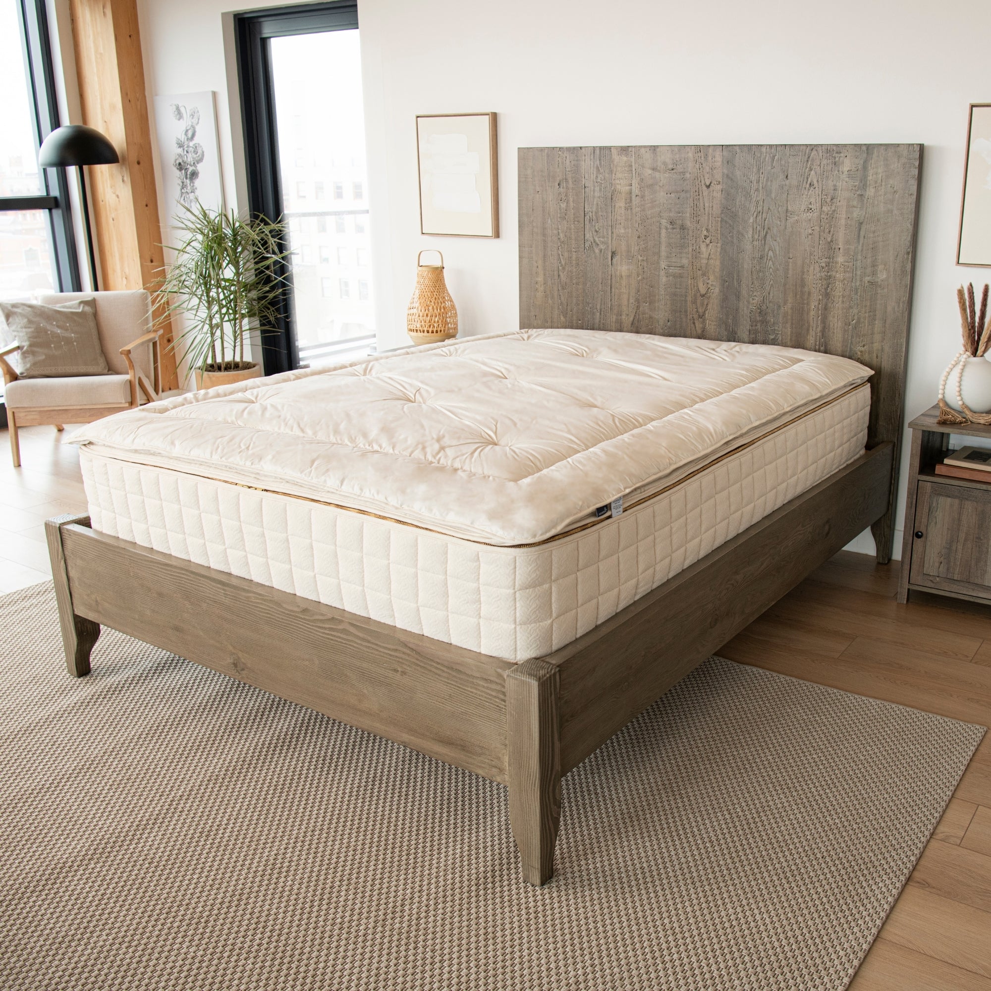 Organic Cotton/Alpaca Mattress Topper