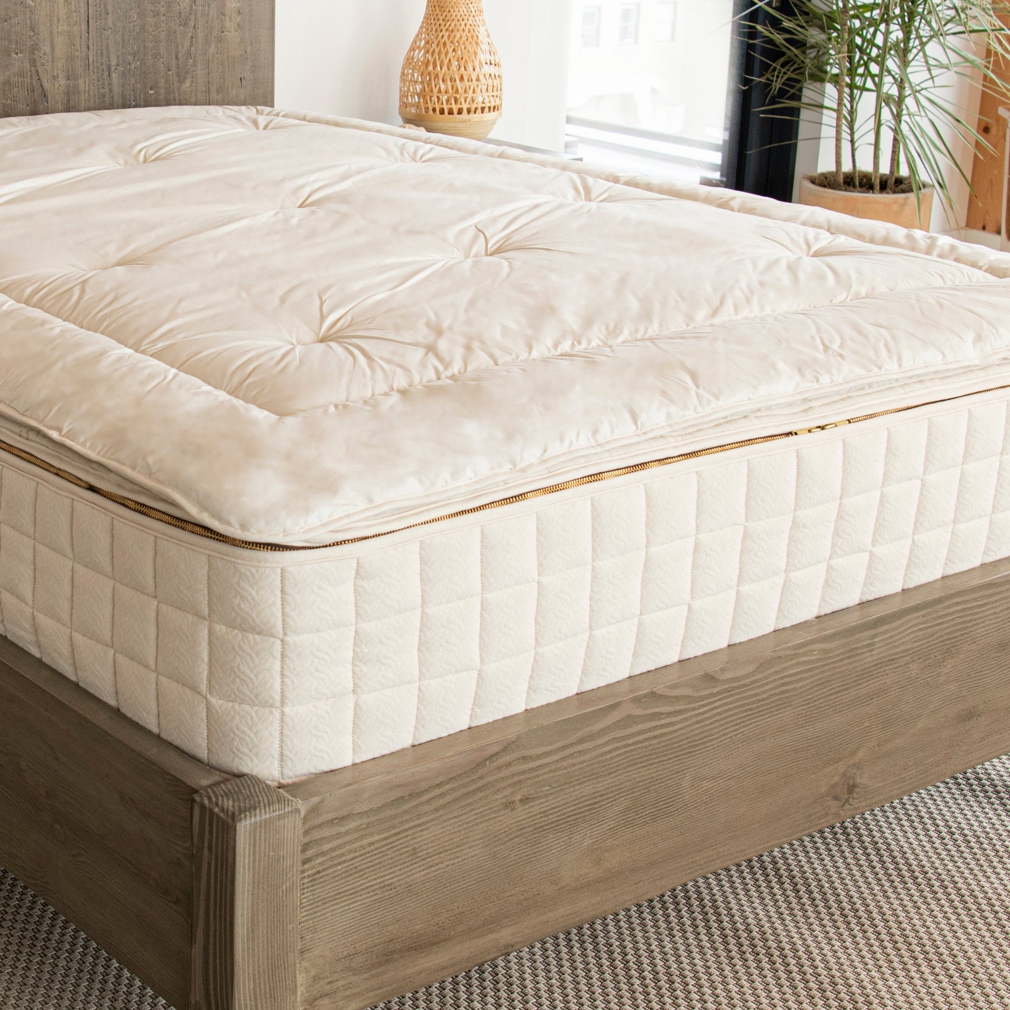 Organic Cotton/Alpaca Mattress Topper