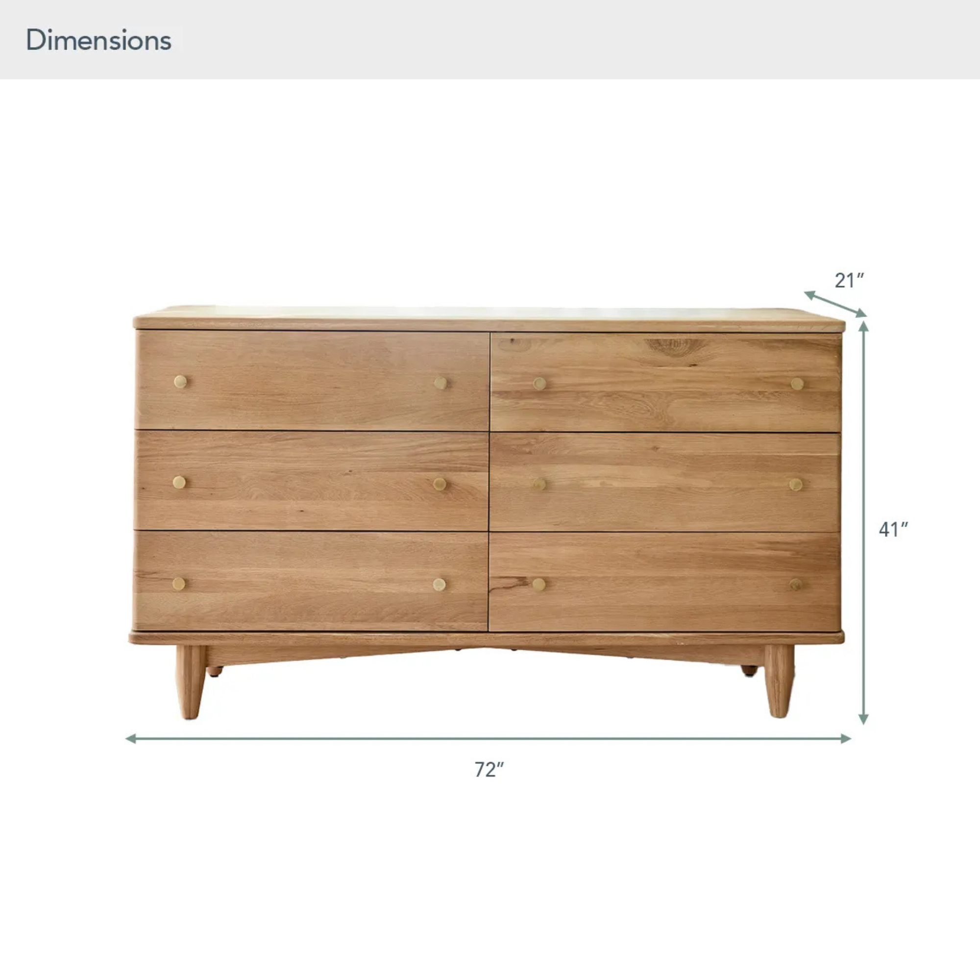 Duna Verde FSC®-Certified White Oak Dresser