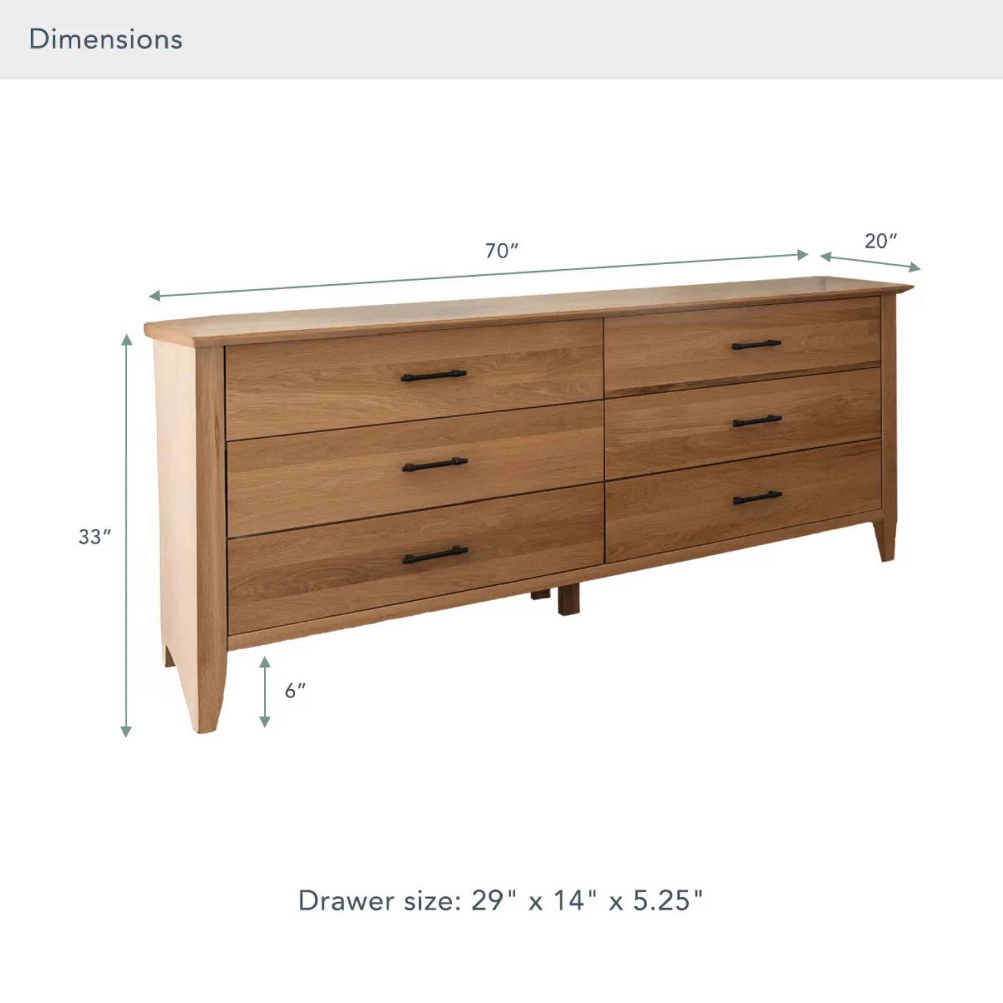 Madera FSC®-Certified White Oak Dresser