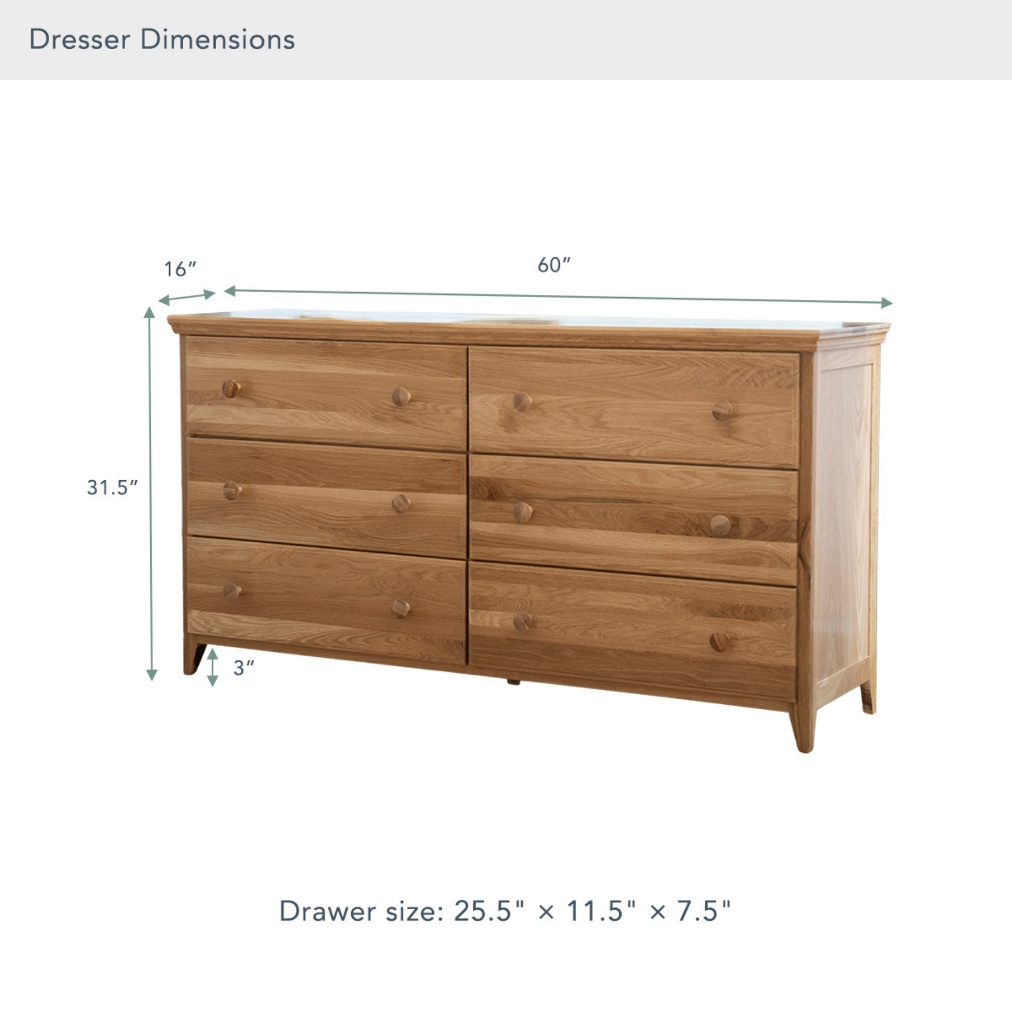 Savona Kids FSC®-Certified Oak Dresser