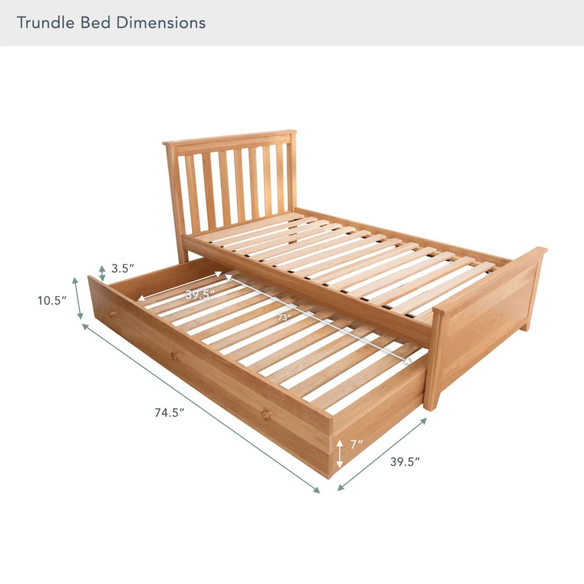 Savona Kids FSC®-Certified Oak Trundle Drawer