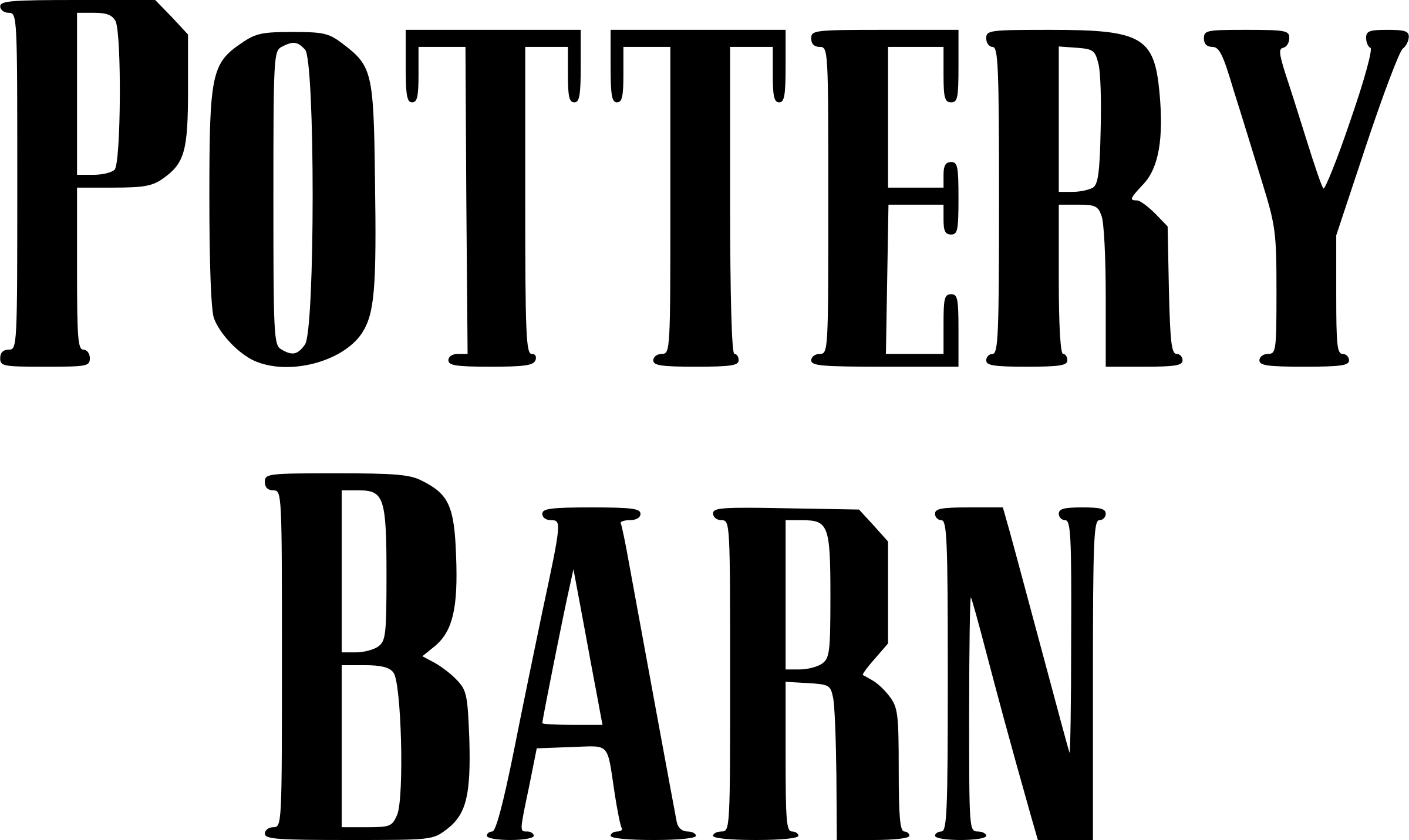 Pottery barn logo png transparent