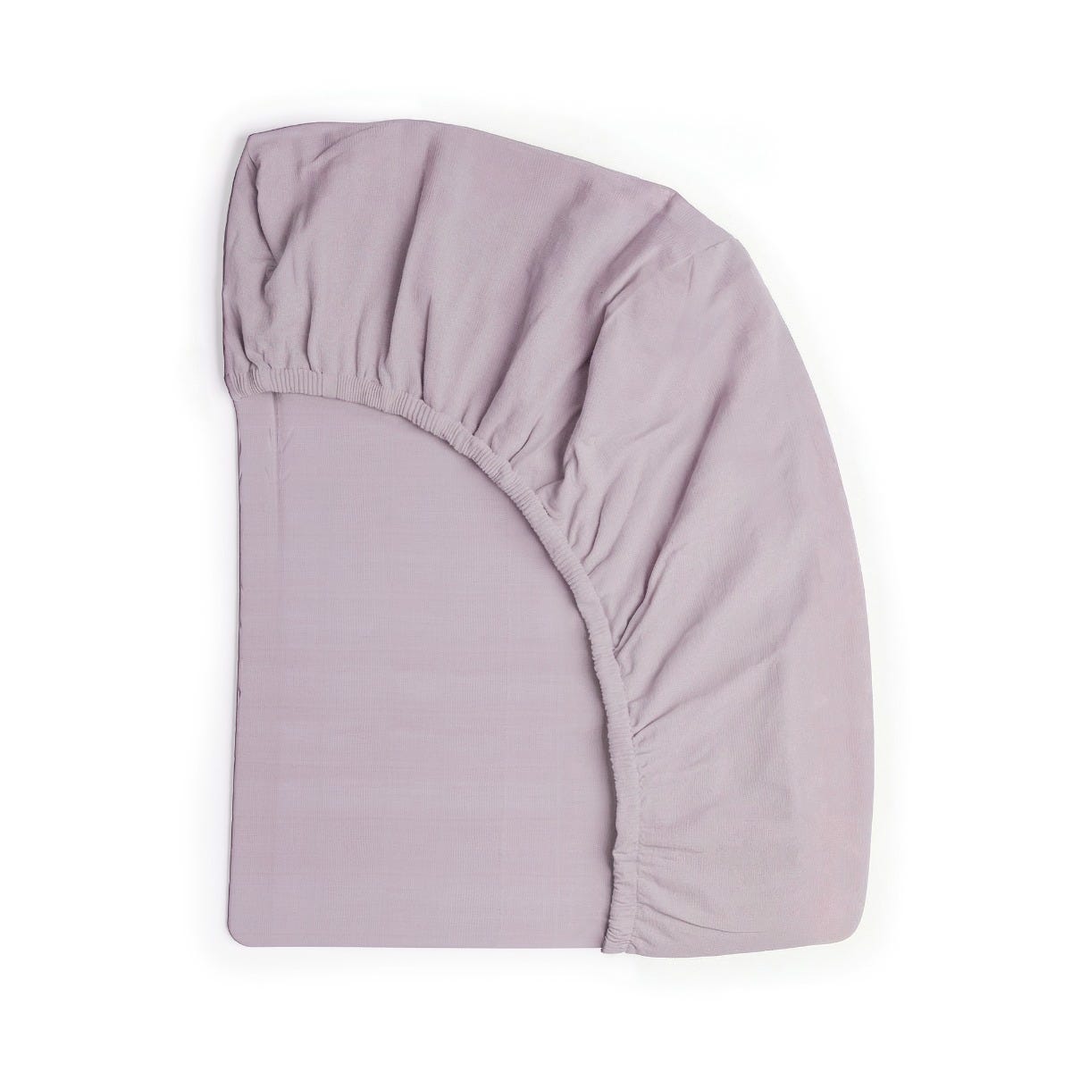 Fitted sheet folded against a white background #color_wild bergamot